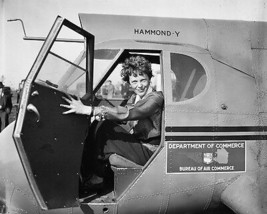 Aviator Amelia Earhart Hammond Model Y Bureau of Air Commerce plane Photo Print - £7.06 GBP+