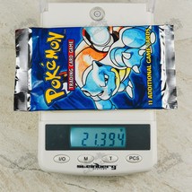 21.39g HEAVY! Blastoise art! Pokemon Base Set Booster Pack TCG 4th print UK 2000 - £563.85 GBP