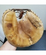 Vintage Rawlings Padded Leather L/H Catchers Mitt Glove Hinged Pad SM 30... - $1,246.44 MXN