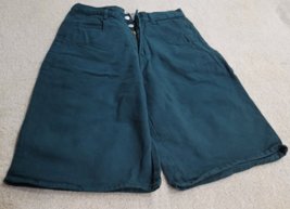 NEW Vintage 90s Guess Jeans by Georges Marciano Denim Shorts Green SZ 30 - £31.03 GBP