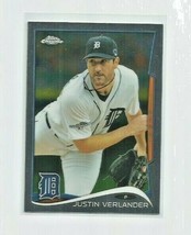 Justin Verlander (Detroit Tigers) 2014 Topps Chrome Baseball Card #140 - £3.95 GBP