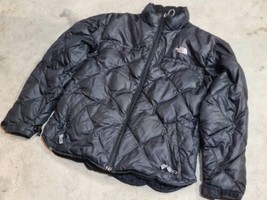 The North Face Black Puff Bubble Insulated Down Jacket Boy/Girl Size L 14-16 - £37.28 GBP