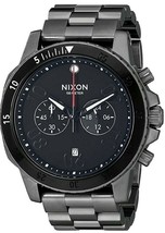 NWT Nixon Men&#39;s A5491531-00 Ranger Chrono Analog Display Quartz Grey Watch - £221.03 GBP