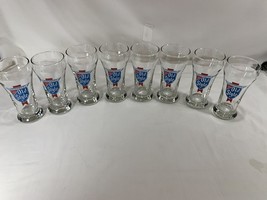 8 VINTAGE OLD STYLE BEER DRINKING GLASS / GLASSES - $54.45