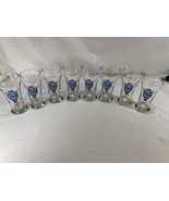 8 VINTAGE OLD STYLE BEER DRINKING GLASS / GLASSES - $1,017.23 MXN