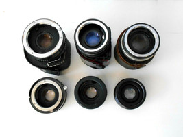 2X Tele-Converter Lenses Lot of 6 Vivitar,Haminex,Saitex for Screw Mount Cameras - £23.34 GBP
