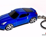  RARE KEYCHAIN BLUE NISSAN 370Z Z CAR FAIRLADY CUSTOM Ltd EDITION GREAT ... - $34.98