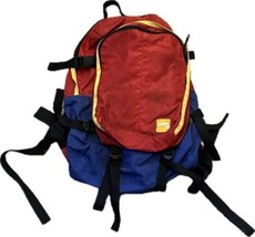 Vintage North Face Red Blue Yellow Backpack  - $49.50