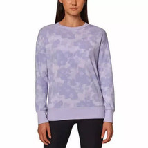 Mondetta Women&#39;s Size XL Purple Printed Tencel Modal Soft Sweatshirt NWT - $9.89