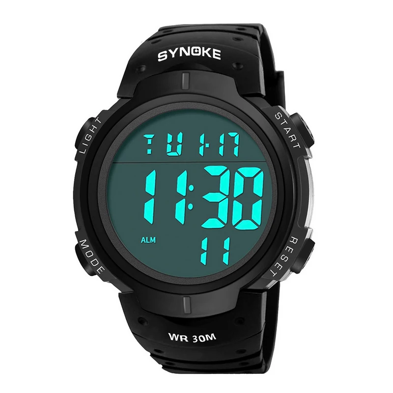 Outdoor Sport Watch Men Big Dial Multifunction Digital Watch For Men Wat... - $17.35