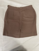 Rena Rowan Petite Women&#39;s Beige Skirt Size 12P - e578 - $145.95 MXN