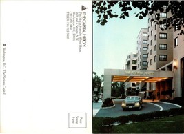 Washington D.C. Capital Hilton Hotel Town Car Leaving VTG Postcard - $9.40
