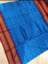 Odisha Premium Quality tussar ikkat Hajar butti Silk Handloom, Sambalpur... - $683.02 CAD