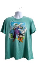 Dragonball Z TV Anime Cartoon T-shirt Men&#39;s Adult Blue Green XL - £11.22 GBP