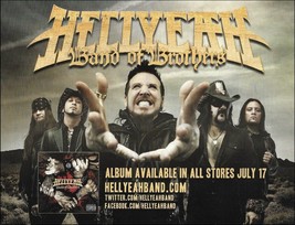 Pantera Drummer Vinnie Paul Hellyeah 2012 Band of  Brothers album advert... - $3.60