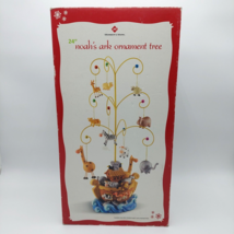 Member&#39;s Mark 24&quot; Noah&#39;s Ark Ornament Tree w/ Box 9 Animals Christmas Décor - £30.63 GBP