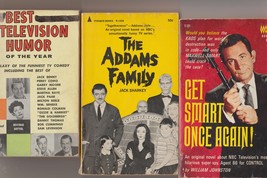 3 tv tie-in paperbacks vintage comedy shows all 1sts Addams Family, more  - £9.44 GBP