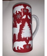 Food Network 16oz Tall Latte Mug | Forest Animals | Deer | Bear | Bird |... - $187.21 MXN
