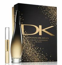 Donna Karan Liquid Cashmere Black 3.4 Oz Eau De Parfum Spray 2 Pcs Gift Set image 2