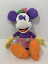 Disneyland Walt Disney World plush rainbow Minnie Mouse purple pink orange  - $9.89
