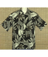 CAMPIA MODA Hawaiian Shirt Black Green Medium - $21.99