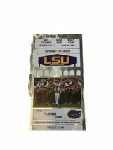 10/11/03 Florida Gators @ LSU Champion Year NCAA Football Ticket Stub Saban - £35.35 GBP