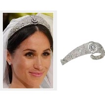 Austrian Rhinestone Meghan Princess Crown Crystal Bridal Tiaras Crown Diadem Fo - £18.26 GBP