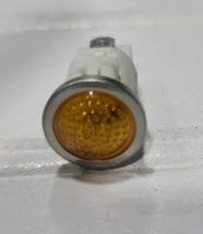 Flush Mount 12V 3/8&quot; Amber Indicator Warning Light Lamp G1010994-004 Bra... - $9.95