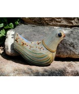 Vintage Tonala Pottery Bird Handpainted Mexican Folk Art Clay Parrot Avian - $35.08 CAD