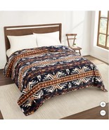 Pendleton Blanket Multicolor Echo Peaks Queen Luxe Faux Fur Luxe 98 in X... - $1,344.22 MXN