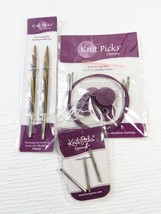 Knit Picks Options Rainbow Interchangeable Needle Tips 24&quot; Cables &amp; Conn... - £20.03 GBP