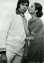 Bollywood Rekha Amitabh Bachchan Foto Fotografía en blanco y negro Bellas... - £5.60 GBP+