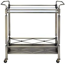 Major-Q Elegant Modern Style Kitchen Island Wine Serving Cart With 5Mm, 30&quot; H. - £59.75 GBP