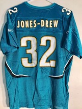 Reebok Women&#39;s NFL Jersey Jacksonville Jaguars Jones-Drew Teal sz M - £6.61 GBP