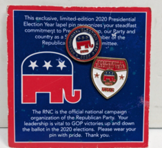 Lot of 2 RNC Republican National Committee 2020 LAPEL PIN On Card Offici... - £14.74 GBP