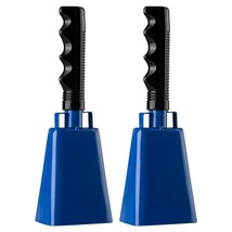 Cowbells 2Pcs,Steel Cow Bell 8 Inch With Handle,Cheering Hand Bell For S... - £31.23 GBP