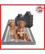 Giant 28x44in Black Charcoal Dog Pee Pads - Fast Drying &amp; Leak-Proof Design - $63.35