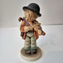 Vintage M.I. Hummel Little Fidder Figurine 5.13&quot; TMK2 Full Bee #4 German... - £21.99 GBP