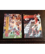 Joe Montana 1994 Pinnacle Starflics 2 Card Set #176 123 Kansas City Chie... - £13.77 GBP