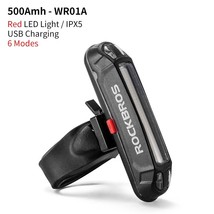 BROS Bike Rear Light 200-800mAh Bicycle Tail Light USB Rechargeable Led Flash Cy - £85.58 GBP