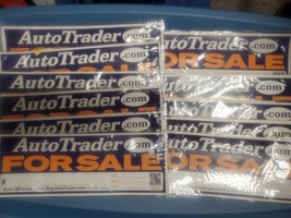 AutoTrader Selling Kit W 3 Window Signs+Free Ad for Vehicles 1981 &amp; Up-LOT OF 11 - £15.82 GBP