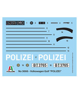 Skill 3 Model Kit 1978 Volkswagen Golf Berlin Polizei Police Department ... - £58.10 GBP
