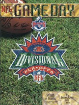 Jan 3 1998 New England vs Pittsburgh Steelers Playoff Program 7-6 Classic! - £15.50 GBP