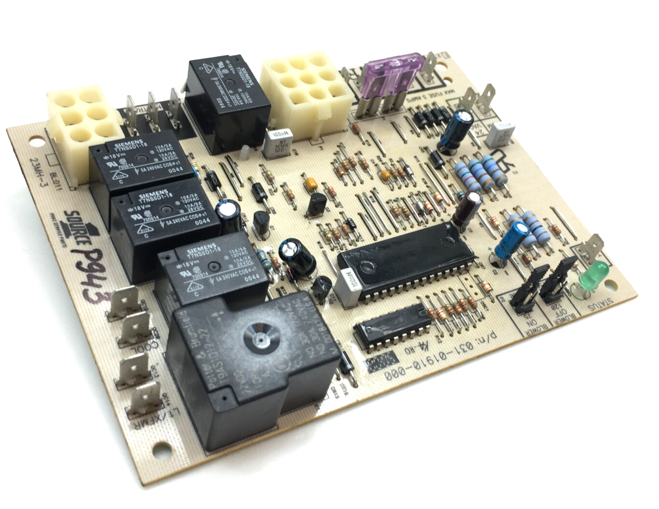 Coleman Evcon 031-01910-000 Furnace Control Circuit Board SOURCE 1 used ... - $139.00