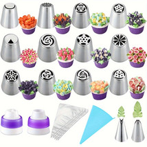 Russian Piping Tips Kit Perfect for DIY Cake Decorating - £19.94 GBP