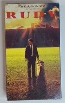 Rudy VHS VCR Tape 113 Minute Movie Sean Astin Notre Dame Football 1993 Video - $9.24