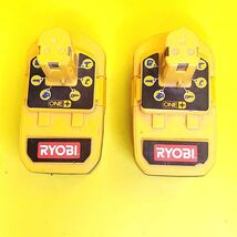 *100% UNTESTED* LOT OF 2x AUTHENTIC RYOBI ONE+ P100 18v BATTERY NI-CD 18... - $17.99