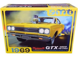 Skill 2 Model Kit 1969 Plymouth GTX Hardtop Pro Street 1/25 Scale Model ... - $50.89