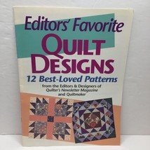 Vtg 1994 Quiltmaker Editor&#39;s Favorite Quilt Designs 12 Best-Loved Patterns Block - £15.79 GBP