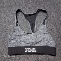 PINK by Victoria Secret Ultimate Unlined Sports Bra Size XS Gray Racerback - $21.63 CAD